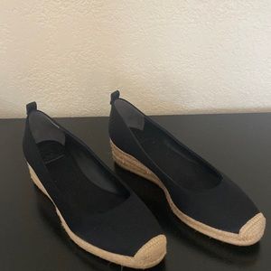 Tory Burch satin espadrilles with ankle straps